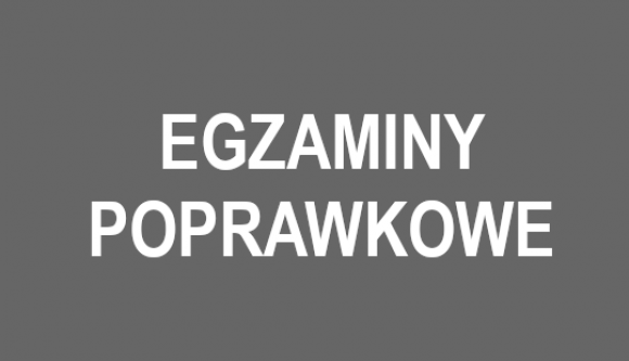 Egzaminy poprawkowe