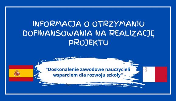 "Doskonalenie zawodowe nauczycieli wsparciem dla rozwoju szkoły"!