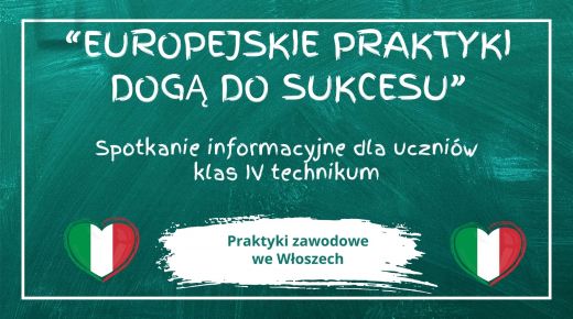 Spotkanie informacyjne dla uczniów klas IV technikum