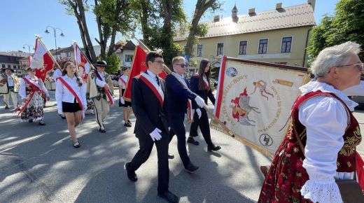 ZS nr 1 na uroczystości odsłonięcia pomnika Władysława Orkana w Czarnym Dunajcu