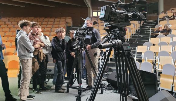 Uczniowie Zespołu Szkół Nr 1 na warsztatach medialnych