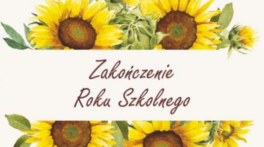 Zakończenie roku szkolnego 2025/2026