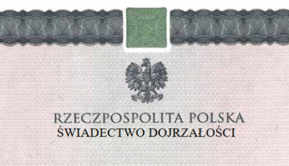 Odbiór świadectw dojrzałości