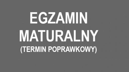 Egzamin maturalny w terminie poprawkowym 2026